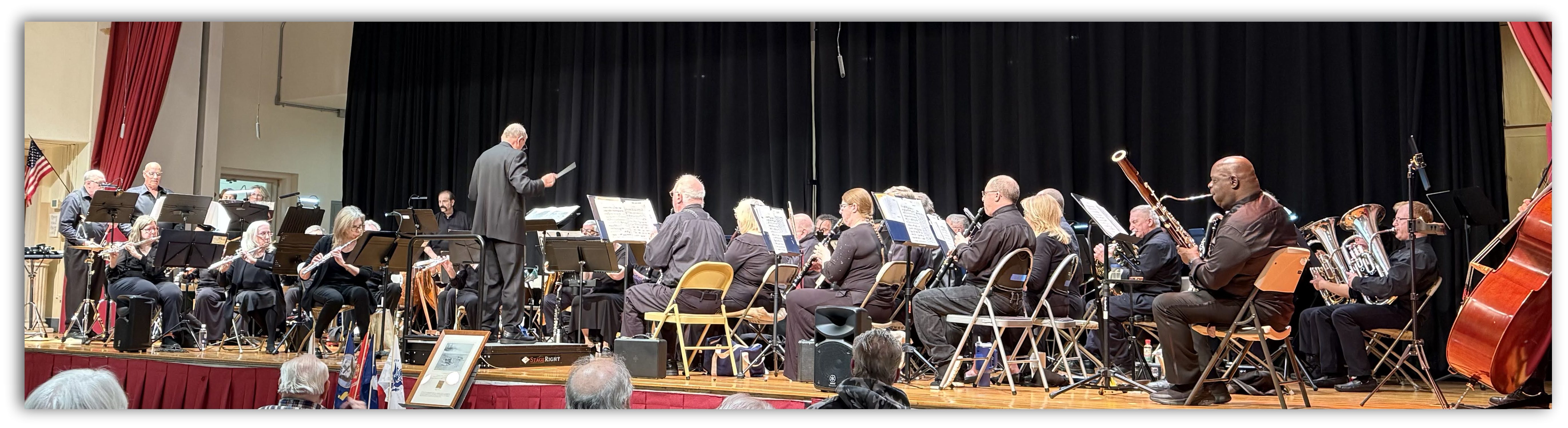 photo of band in concert