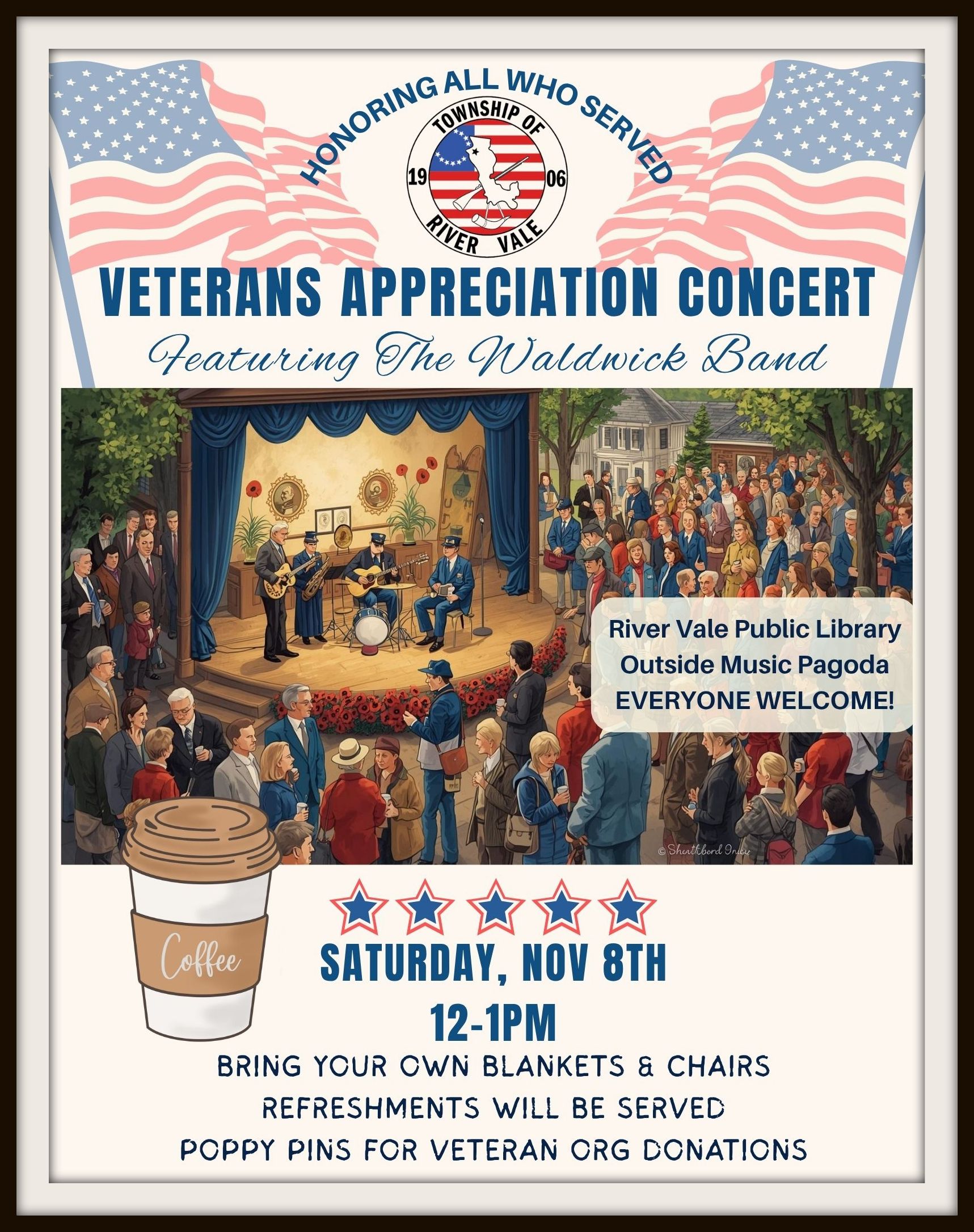 poster advertising a concert