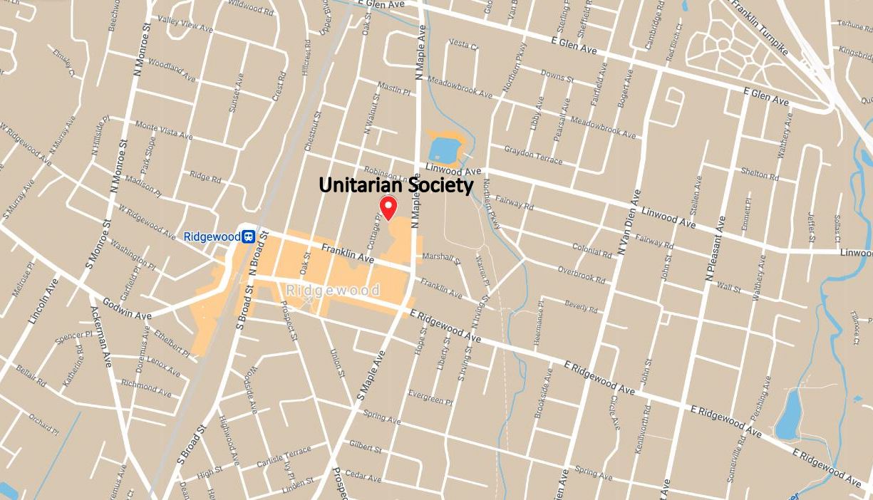 map of Unitarian Society